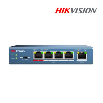 HIKVISION 4-ports Unmanaged PoE Switch (Model:DS-3E0105P-E)