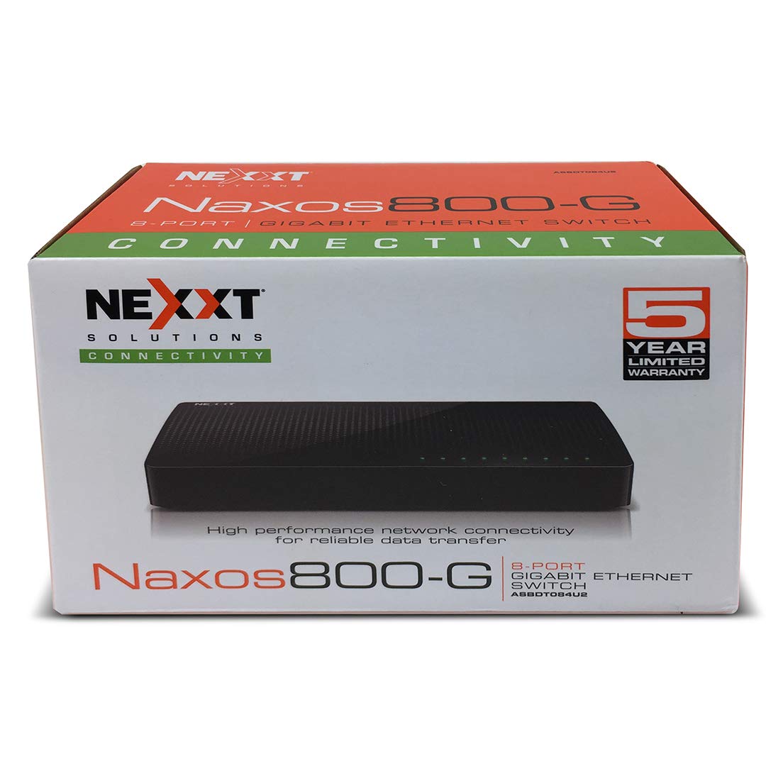 Naxos800G 8 Port Gigabit Ethernet Switch