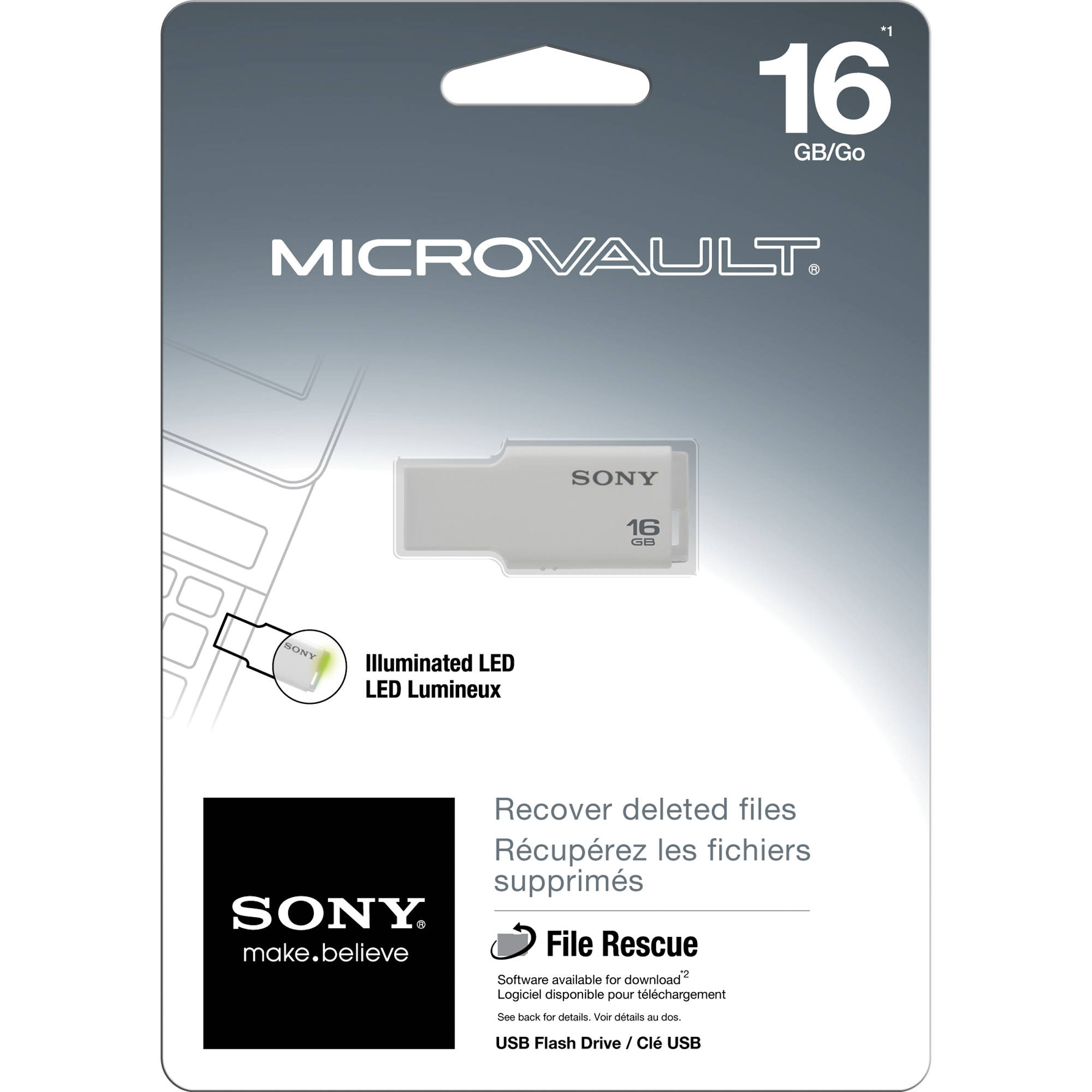 SONY 16GB Microvault USB Flash Drive