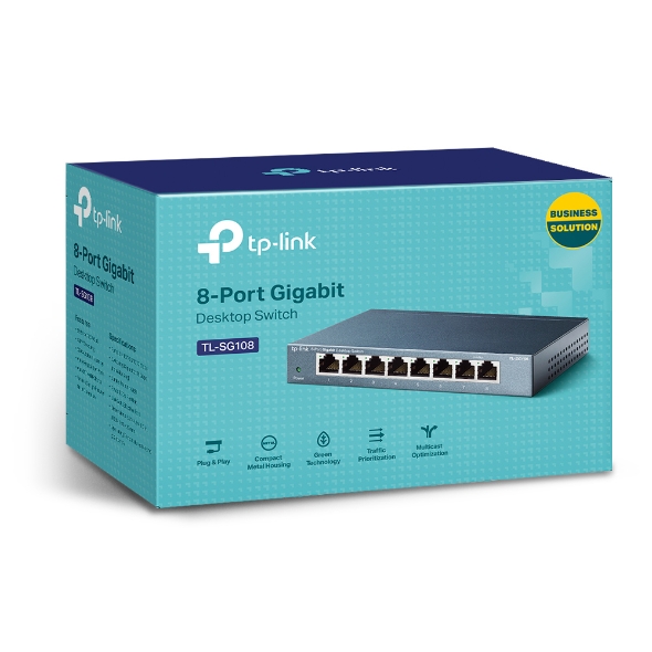 TP Link 8 Port Gigabit Desktop Switch