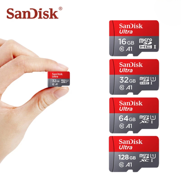SanDisk Ultra Micro SDHC Card UHS-I with Adapter 16GB | 128GB