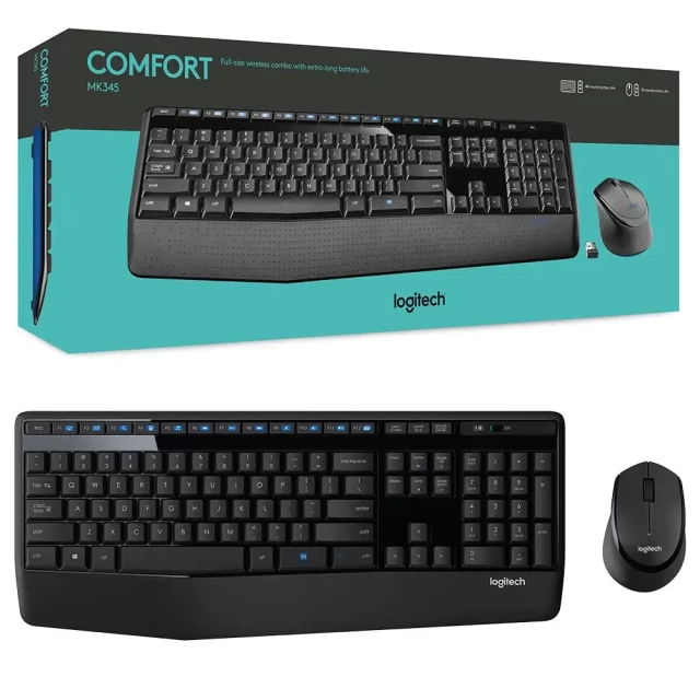 Logitech MK345 COMFORT WIRELESS KEYBOARD AND MOUSE COMBO