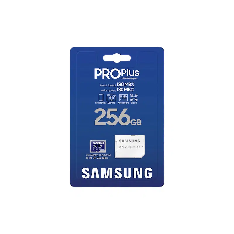 Samsung Pro Plus 256GB MicroSD Class 10 UHS-I Memory Card